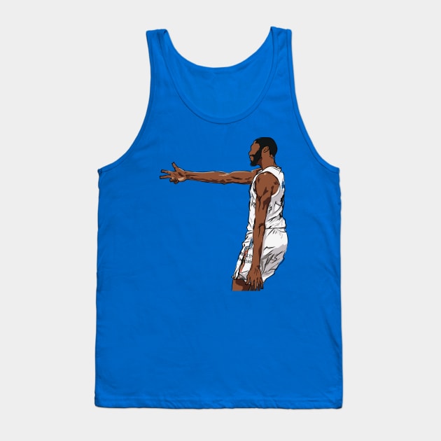 Mikal Bridges Sketch Tank Top by rattraptees